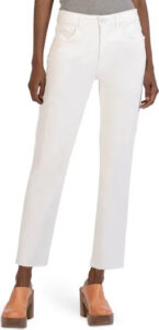 Rachael Fab Ab High Waist Raw Hem Mom Jeans