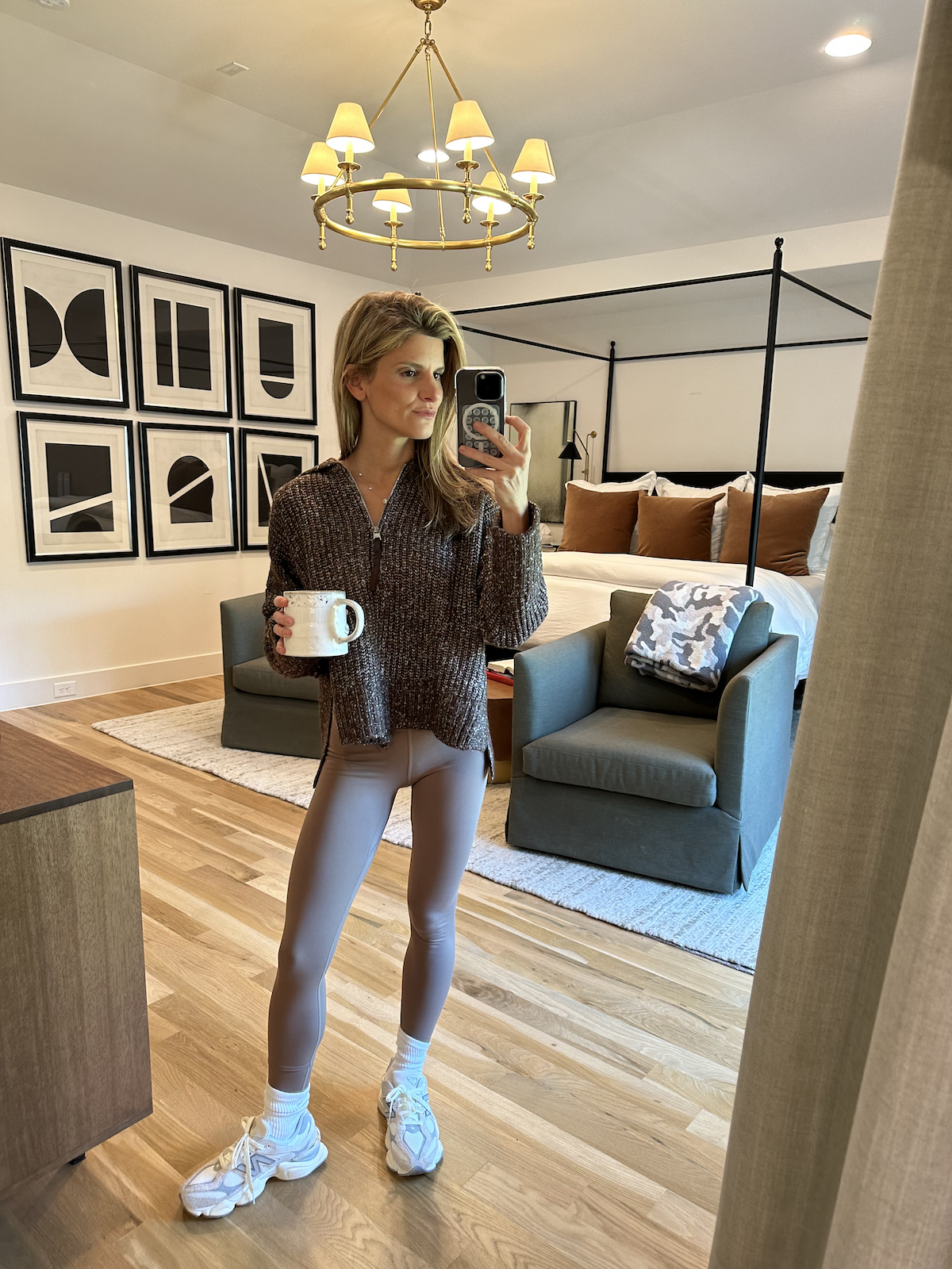 brighton butler varley half zip and leggings