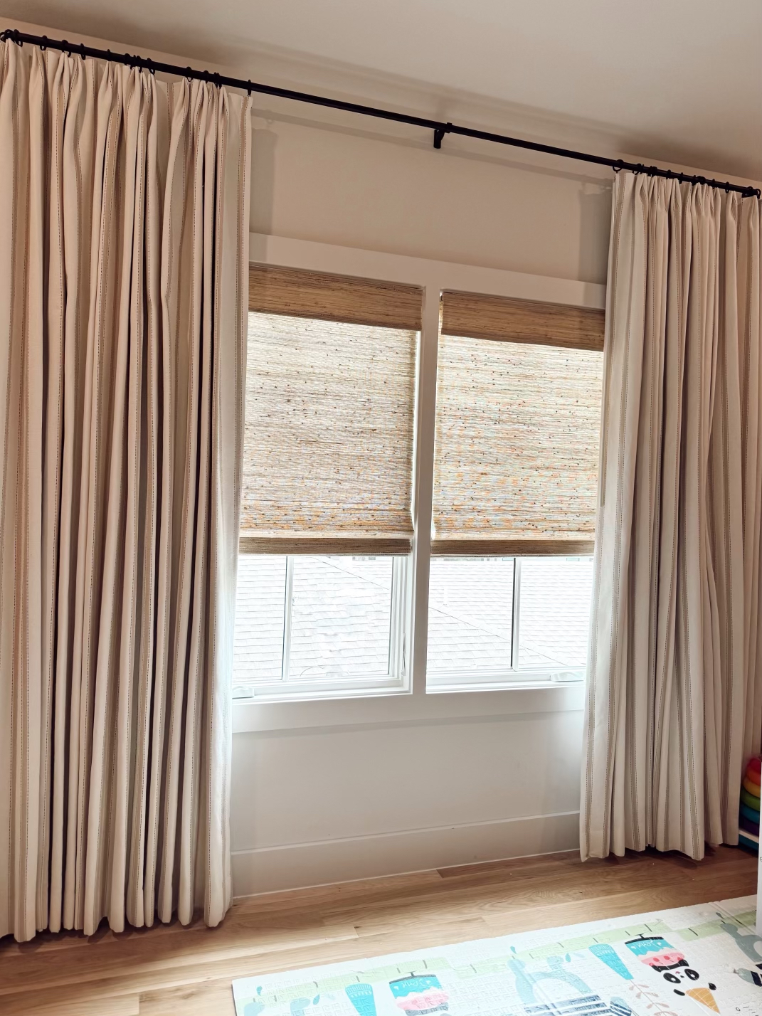 brighton butler amazon window treatments - before and after