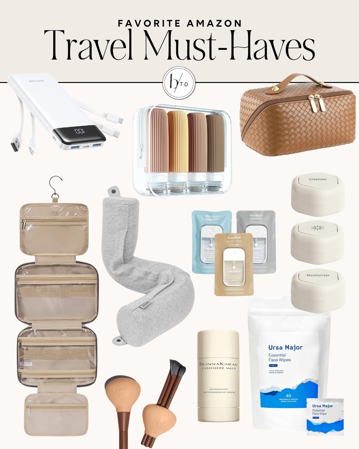 brighton butler amazon travel must haves